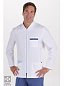 Chaqueta hombre sarga elástica contraste azul m/l